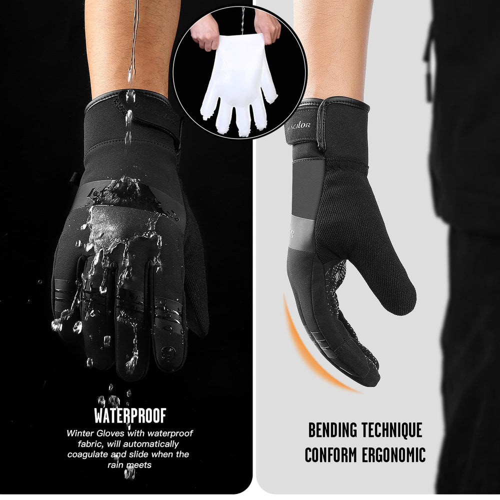 HUAME close-up of touchscreen fingertips enabling phone use without removing gloves