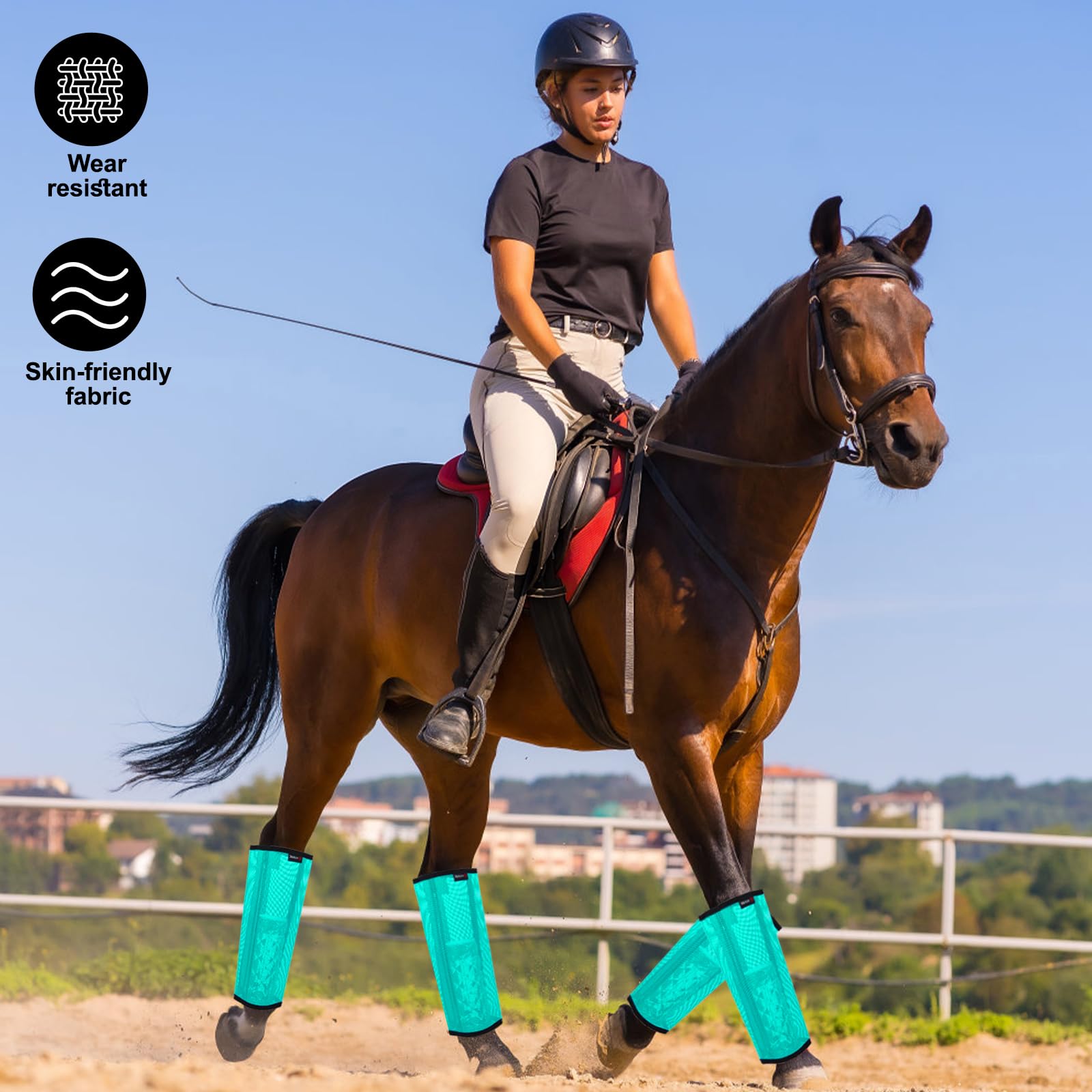 HUAME boots in a stable lifestyle scene demonstrating daily turnout use