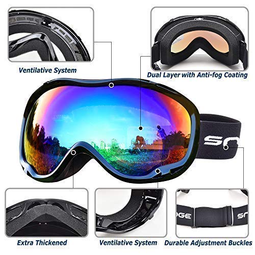 HUBO SPORTS interior view showing OTG space for wearing prescription glasses comfortably