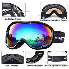 HUBO SPORTS interior view showing OTG space for wearing prescription glasses comfortably