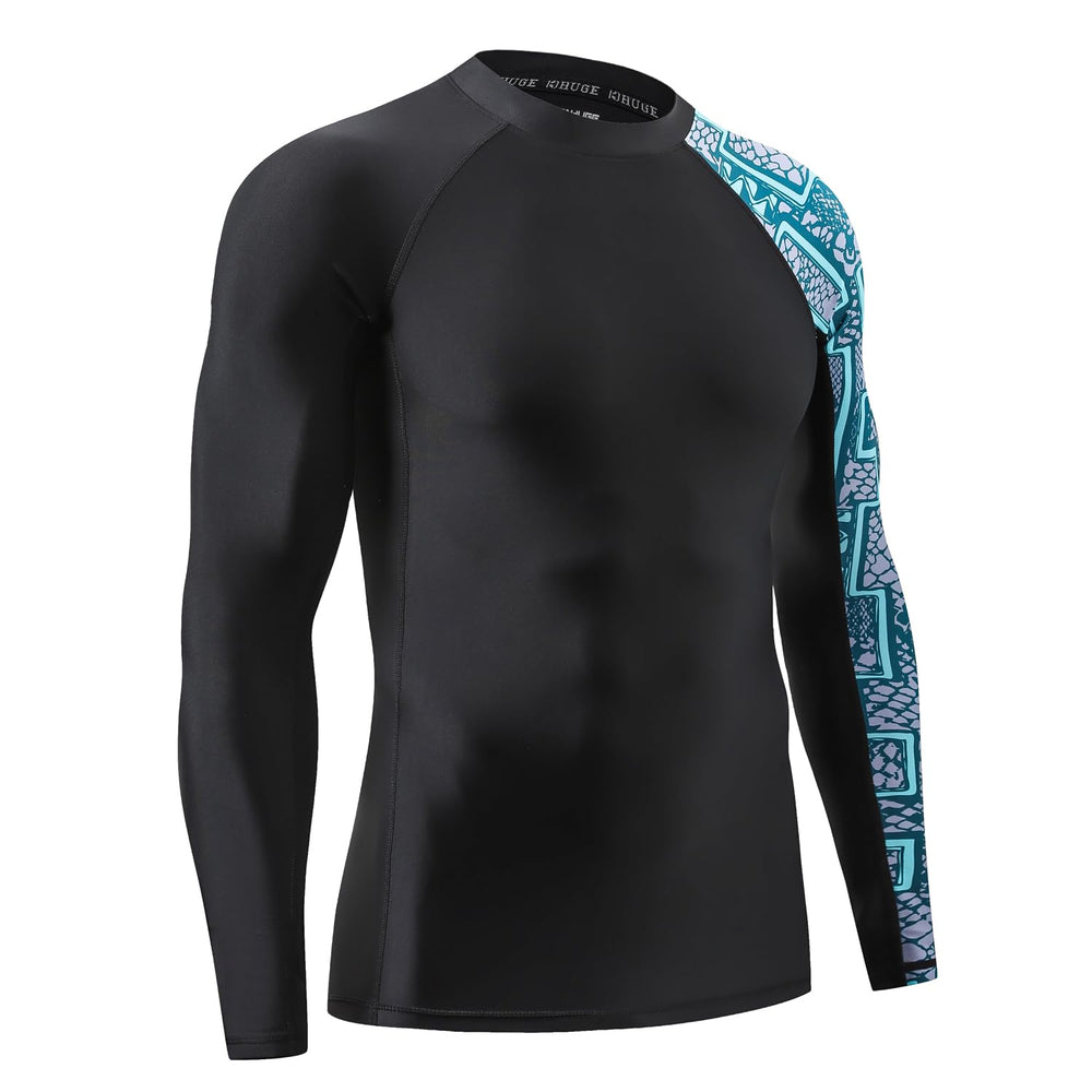 HUGE SPORTS sleeve seam detail showing four-way stretch and durability