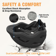 HUGGAH helmet side profile highlighting sleek design and coverage