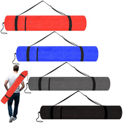 Huhumy front view of four colored chair bags, clear organized storage benefit