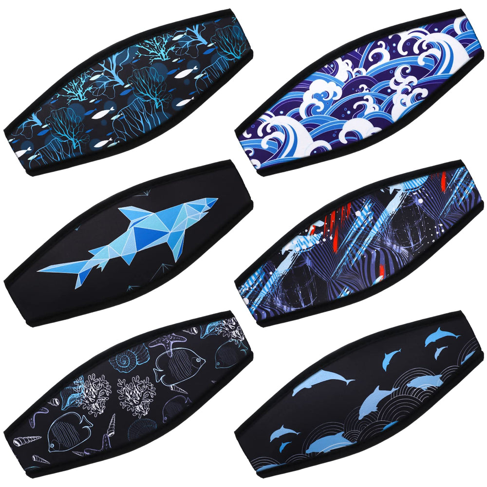 Hungdao front packaging with six strap covers showing variety and ready to use