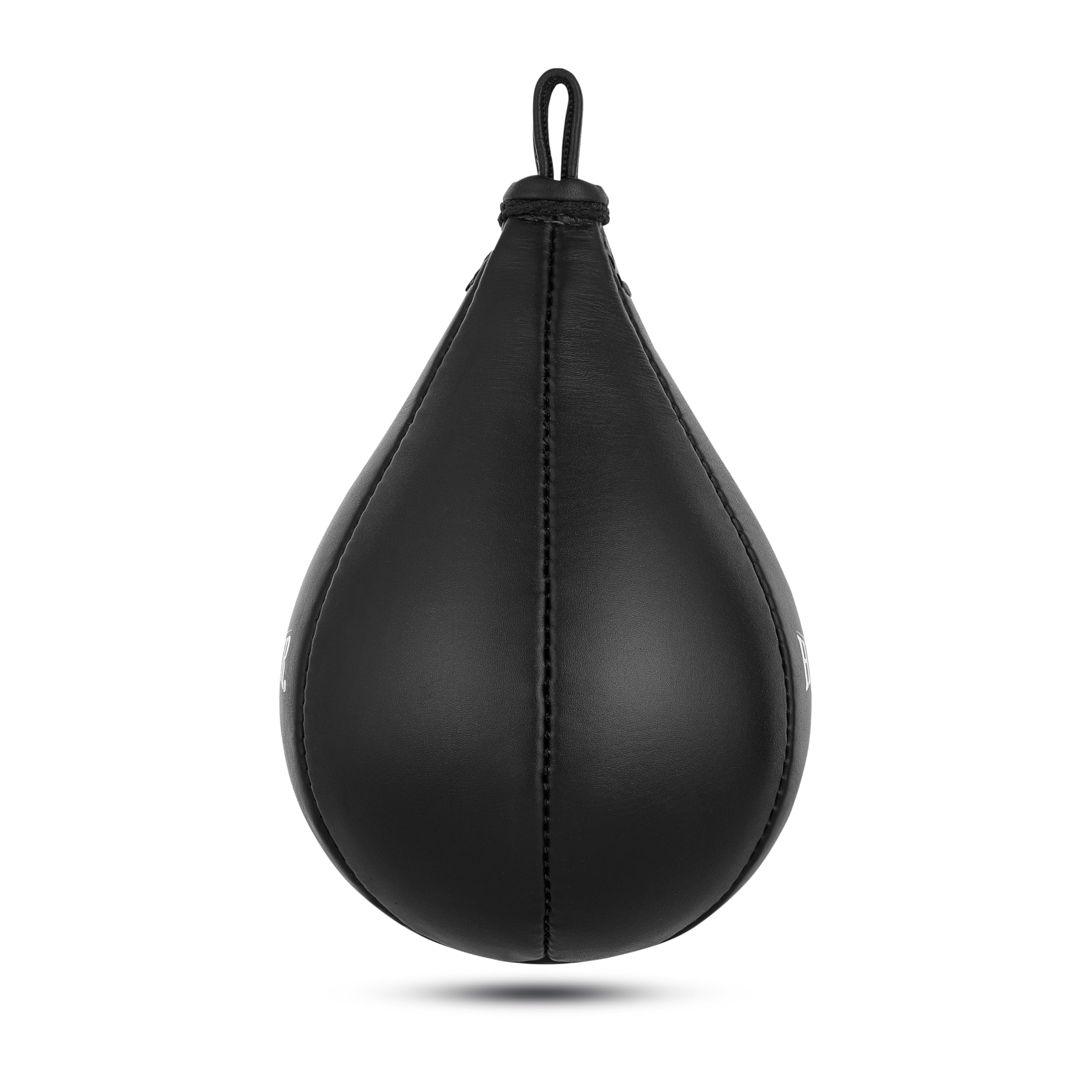 HUNTER speed bag inflation valve closeup showing latex bladder access for precise rebound tuning