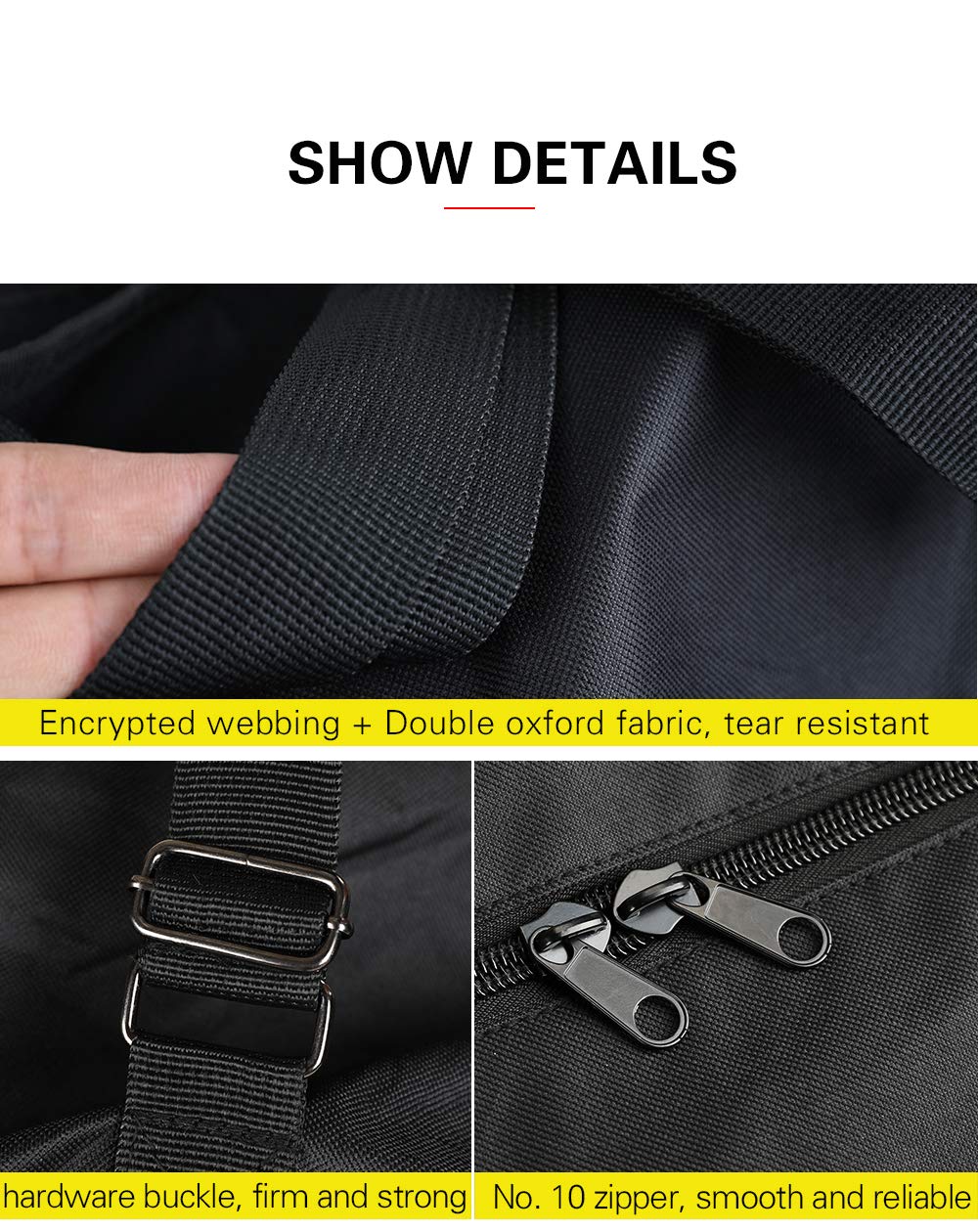 HUNTVP front pocket holding tools and accessories for organized travel