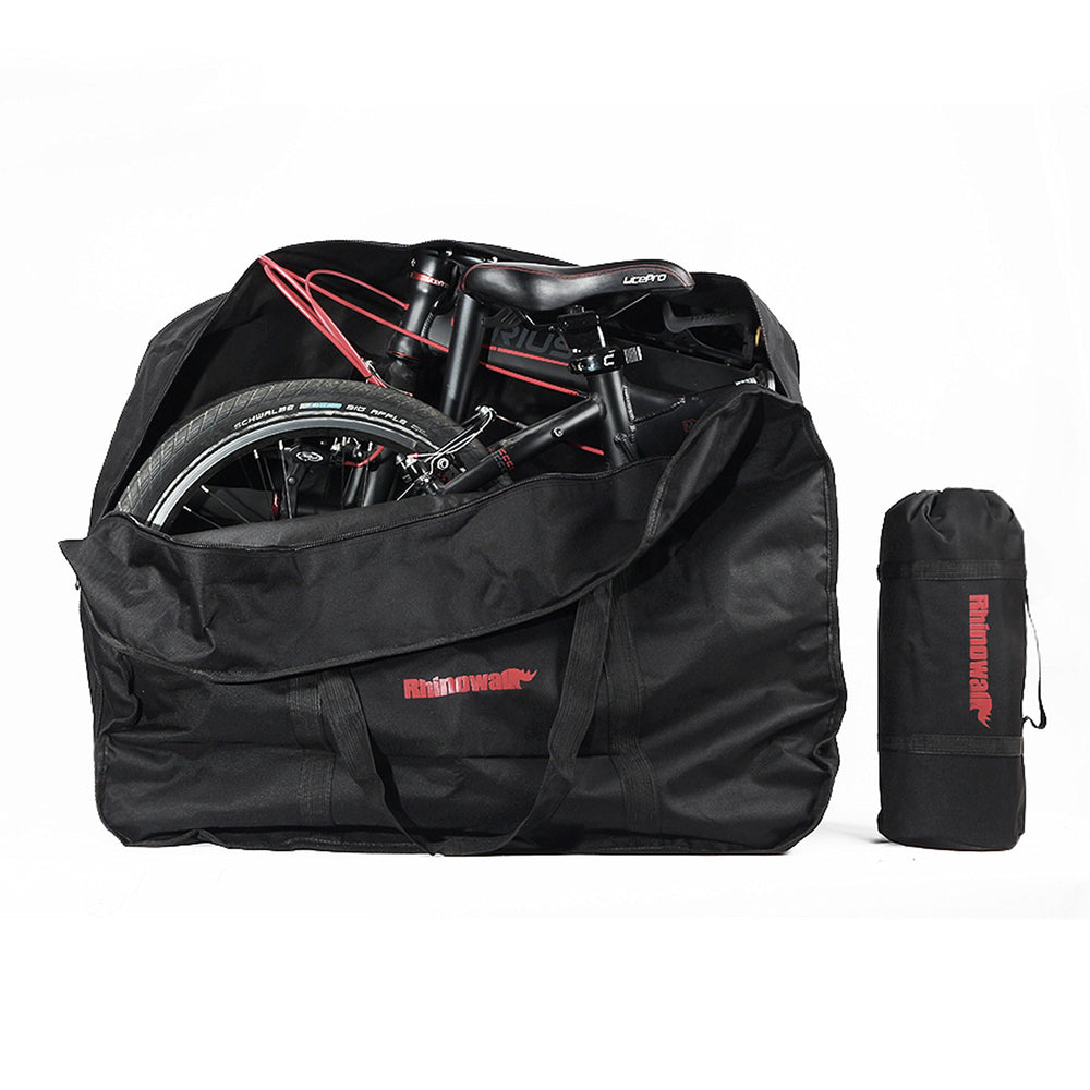 HUNTVP front view of closed travel bag showing durable protection and easy handling