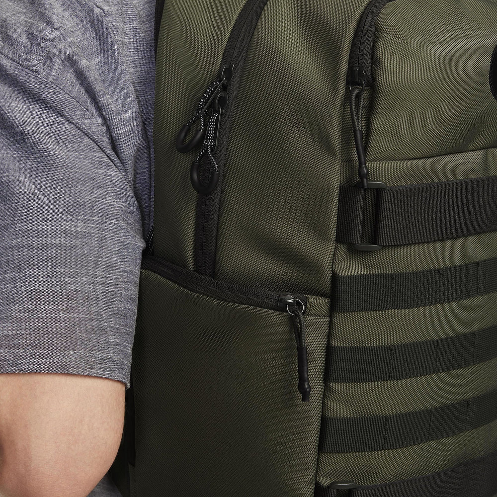 Hurley backpack in urban cafe scene for everyday commuter lifestyle
