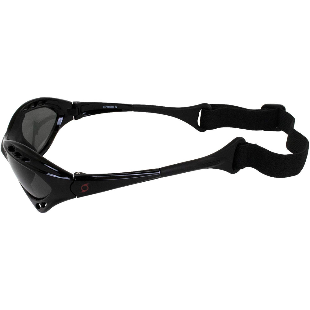 Hurricane Eyewear vented EVA foam padding detail for comfort and wind protection