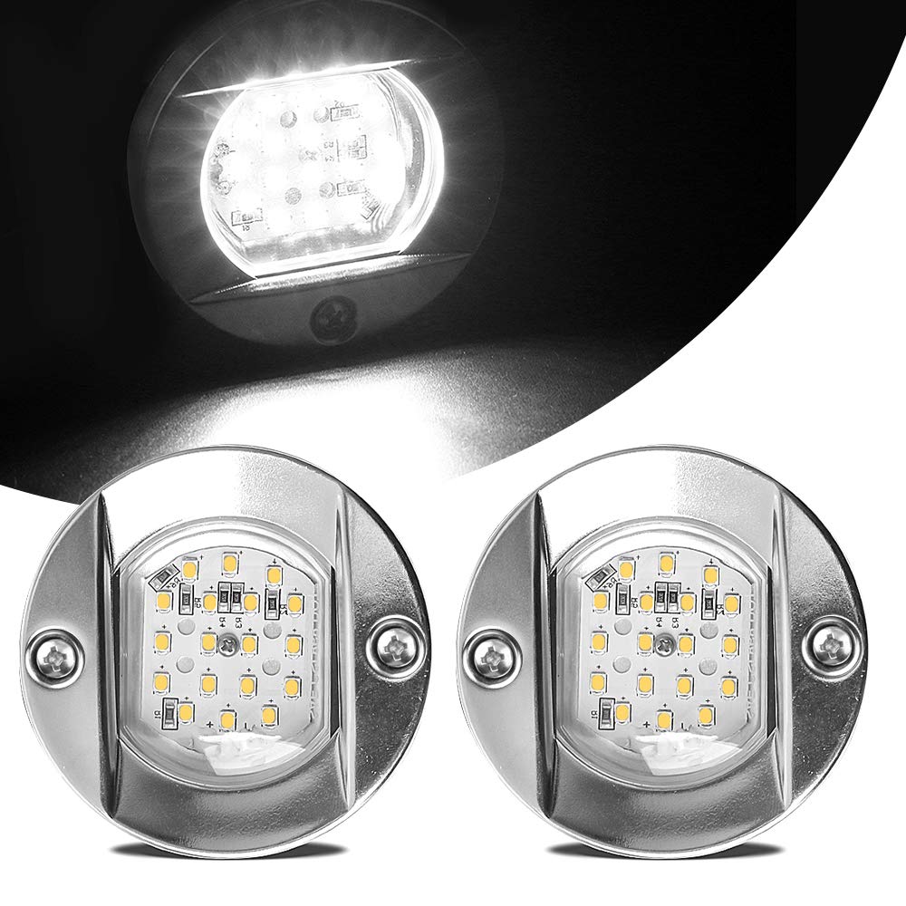 HUSUKU front bezel view showing white light and low-profile benefit