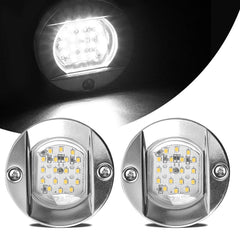 HUSUKU front bezel view showing white light and low-profile benefit