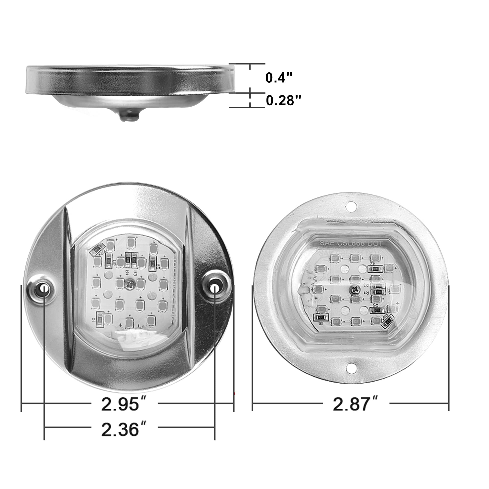 HUSUKU size comparison with ruler showing compact 3-inch benefit