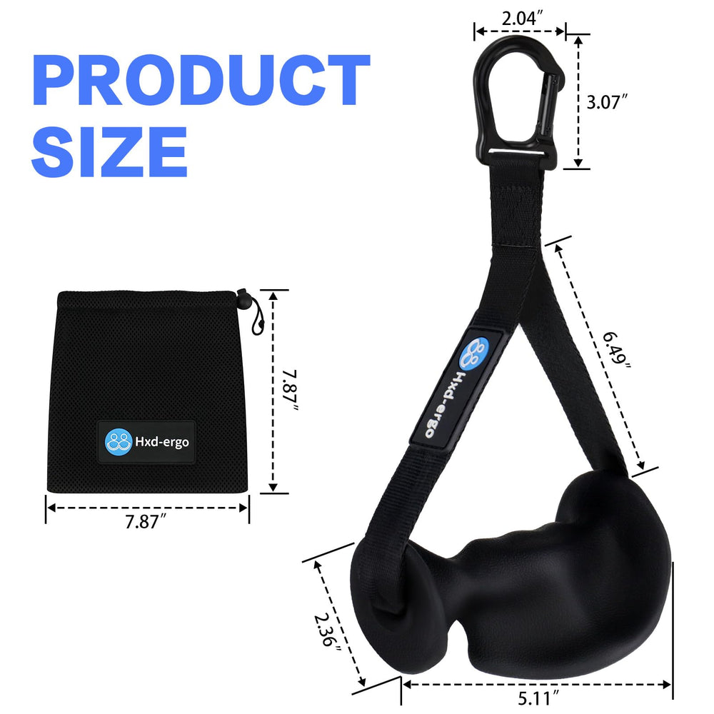 HXD-ERGO close-up of rubber handle texture improving grip and comfort