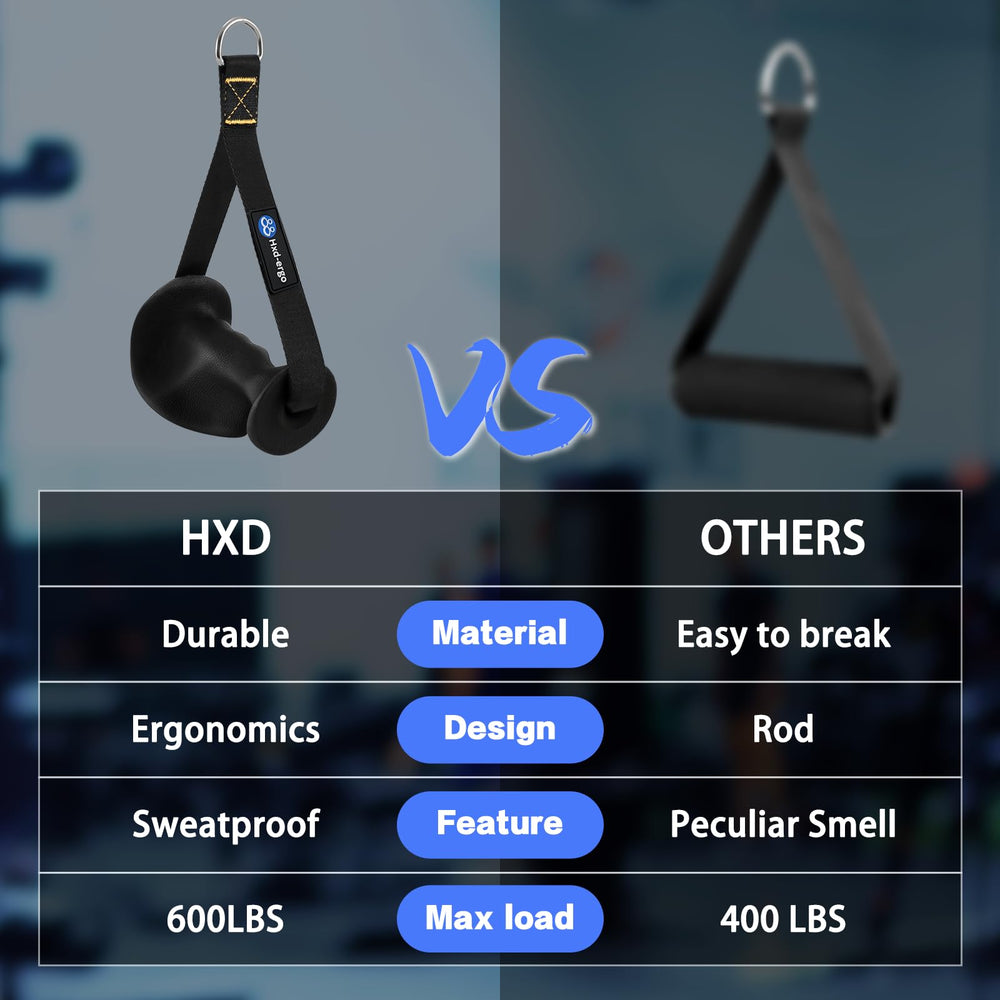 HXD-ERGO scale comparison beside hand to show ergonomic size and fit