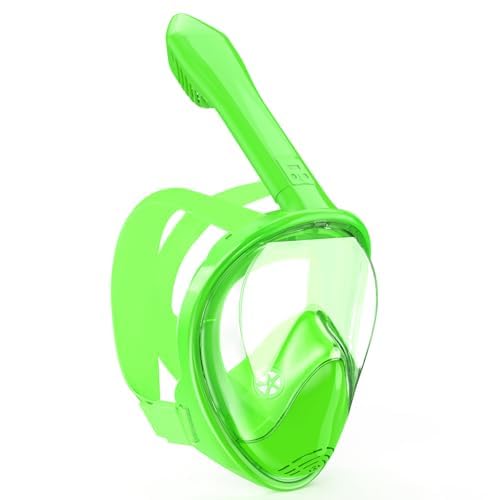 Hydiview front view full-face mask showing wide lens and clear view benefit