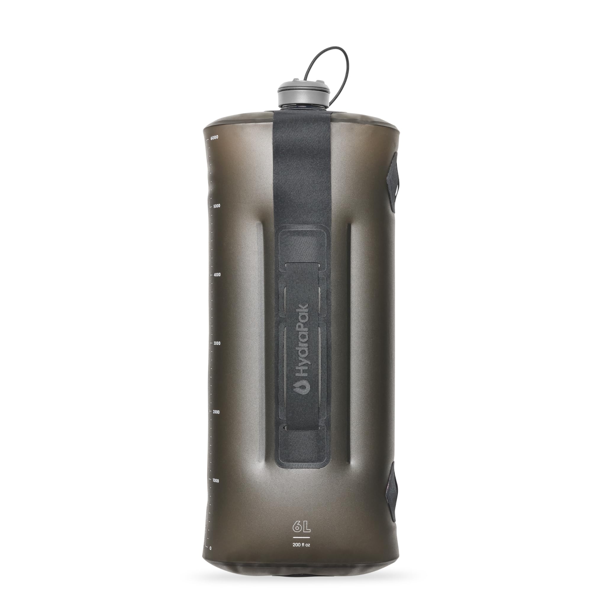 HydraPak Seeker collapsed in storage bag for easy packing benefit