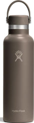 Hydro Flask 21 oz Sandpiper front view showing sleek insulated bottle and cap for everyday portability
