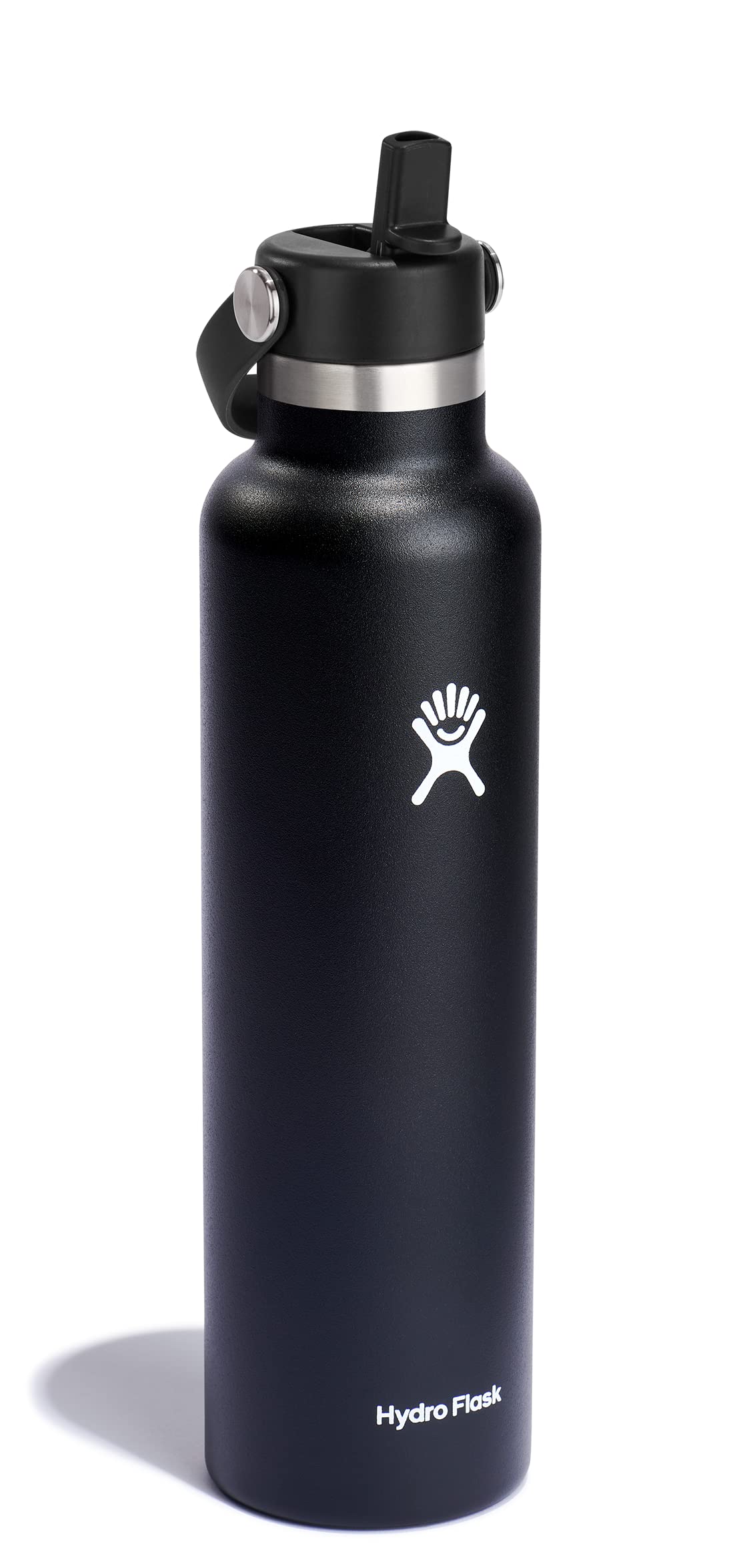 Close-up of Hydro Flask Flex Straw Cap showing leakproof mechanism and easy sip benefit