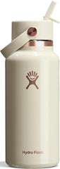 Hydro Flask front view linen rose gold showing bottle and color, stylish on-the-go hydration