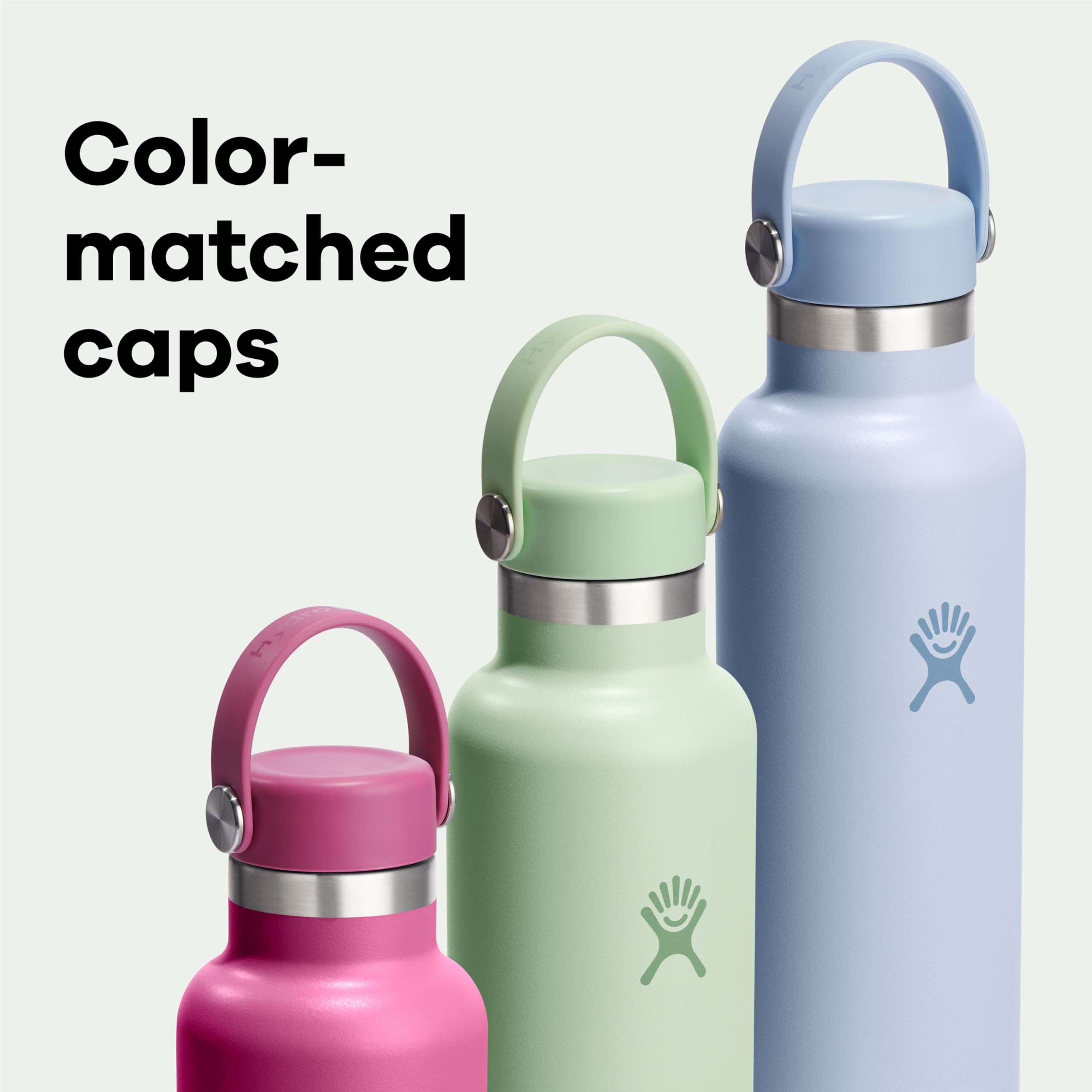 Hydro Flask tucked into a backpack pocket during a hike, emphasizing durable everyday use
