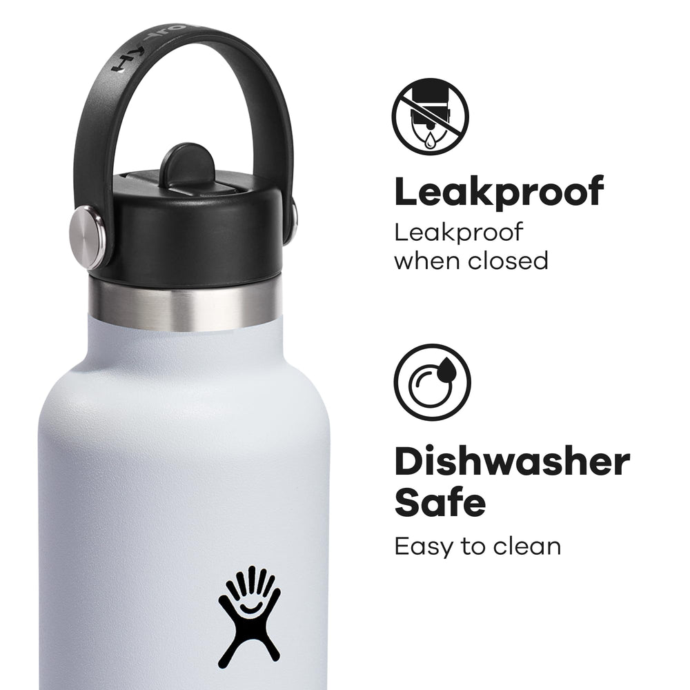 Hydro Flask bottle in car cupholder showing convenient travel benefit