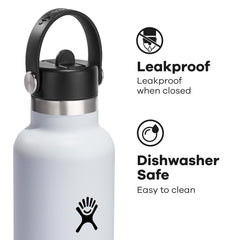 Hydro Flask bottle in car cupholder showing convenient travel benefit