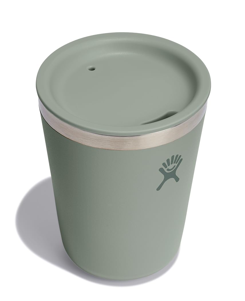 Hydro Flask close-up inside measurement lines showing accurate camping portions