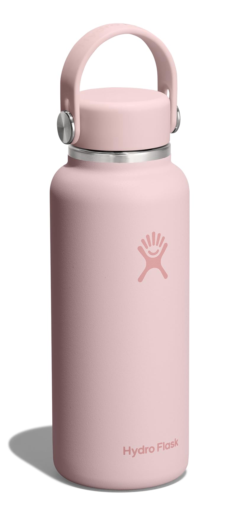 Hydro Flask cap and removable strap detail offering leakproof convenience