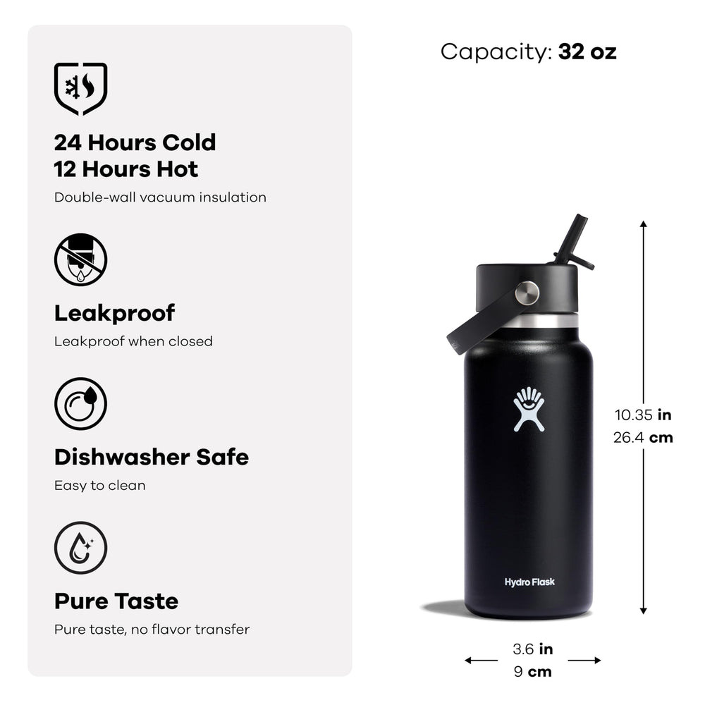 Hydro Flask placed on a desk illustrating everyday use and stylish portability benefit