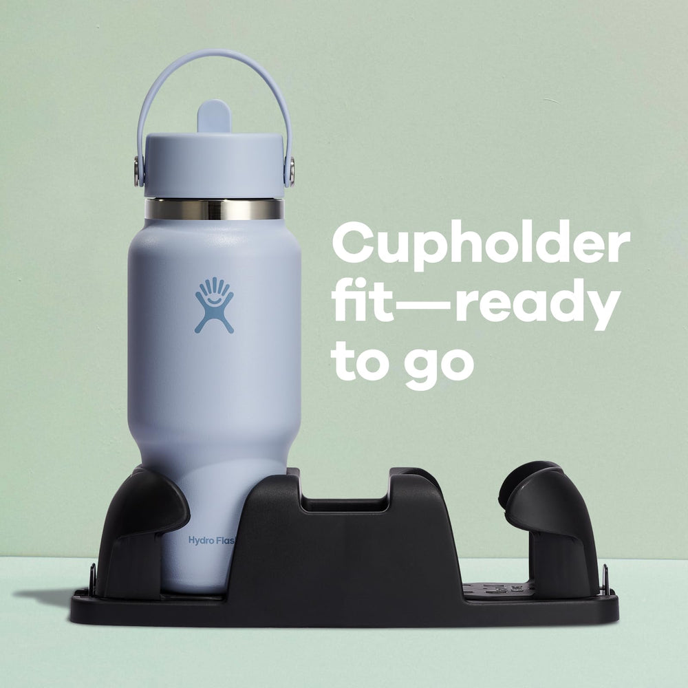 Hydro Flask side-by-side size comparison showing compact, travel-friendly benefit