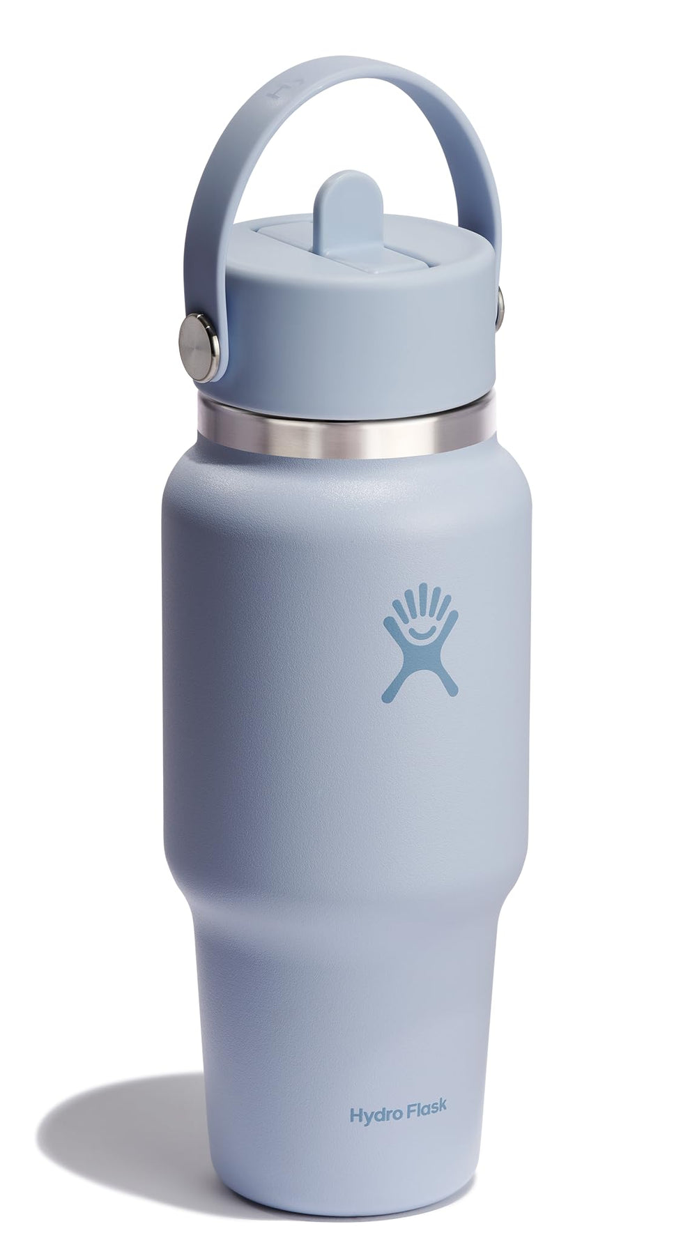 Hydro Flask wide mouth with ice cubes highlighting cold retention benefit