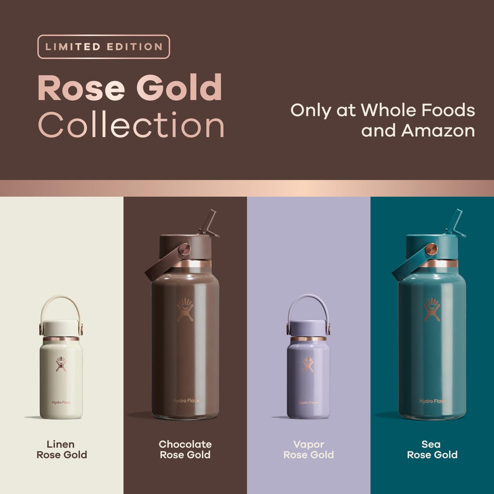 Hydro Flask wide mouth filled with ice for long-lasting cold drinks benefit