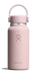 Hydro Flask Micro Bottle front view showing compact Trillium Pink and portable benefit