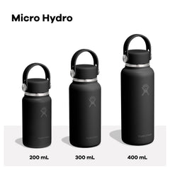 Hydro Flask Micro held in hand demonstrating pocketable convenience and grip