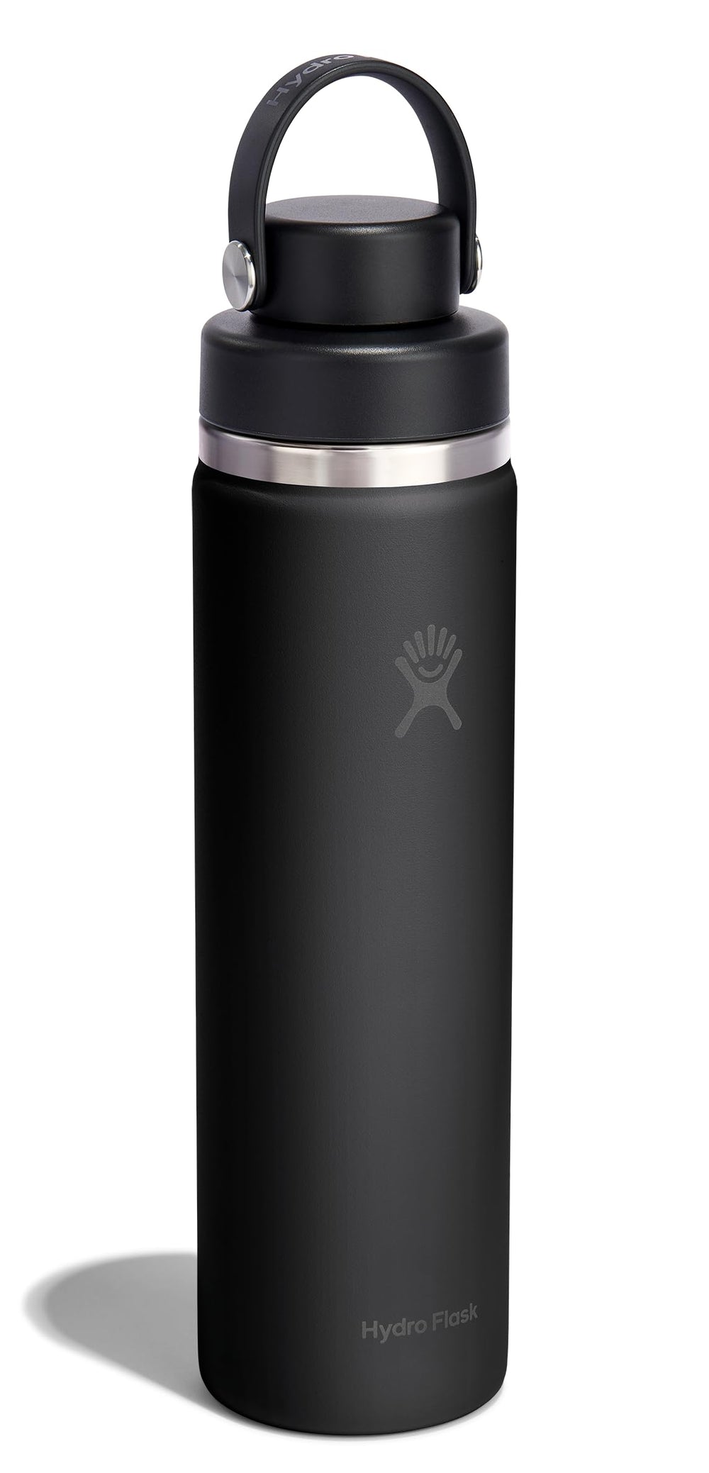 Hydro Flask wide mouth with ice inside demonstrating long-lasting cold