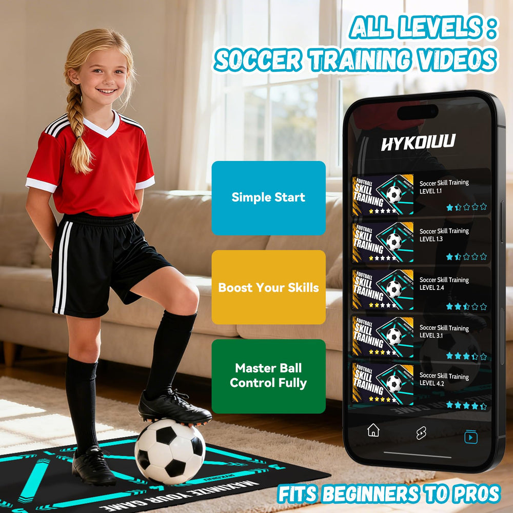 hykoiuu non-slip soccer socks close view improving indoor traction