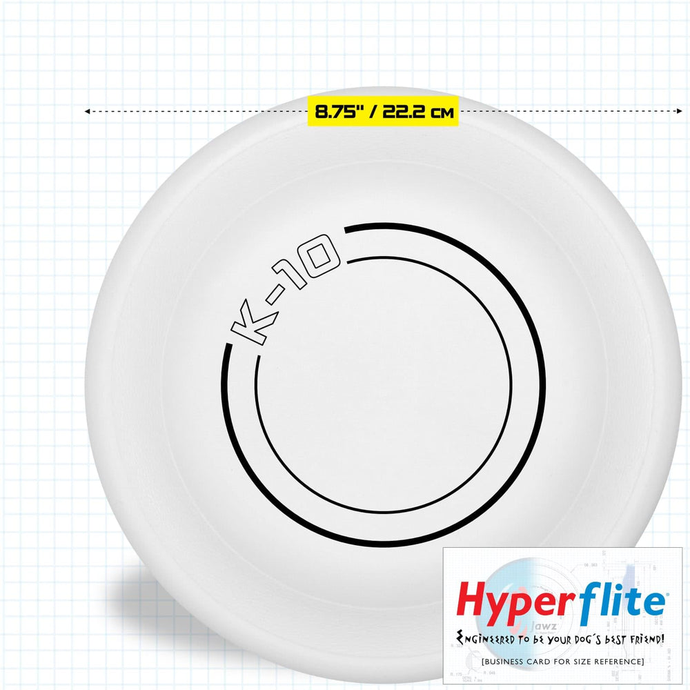 Hyperflite K-10 Jawz caught in a dog's mouth demonstrating secure catches