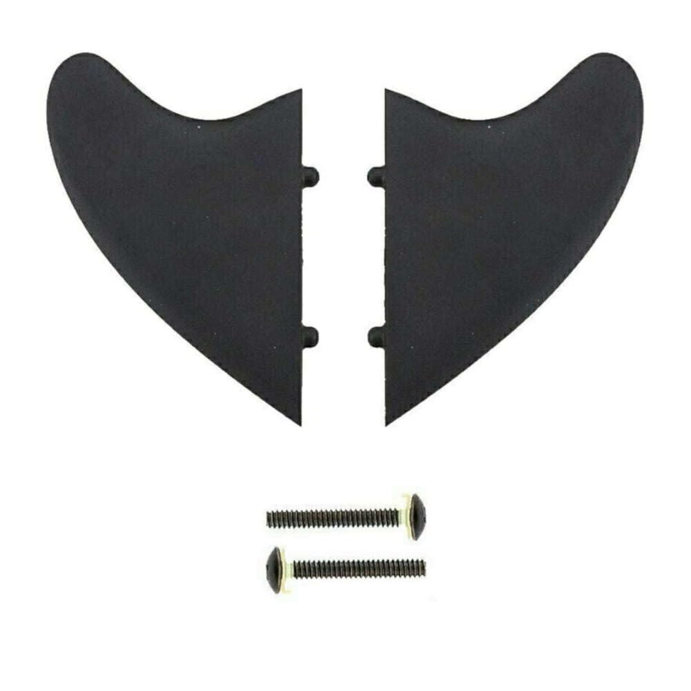 Hyperlite 1.5" fish fin kit front view showing durable polymer and easy-install benefit
