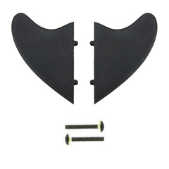 Hyperlite 1.5" fish fin kit front view showing durable polymer and easy-install benefit