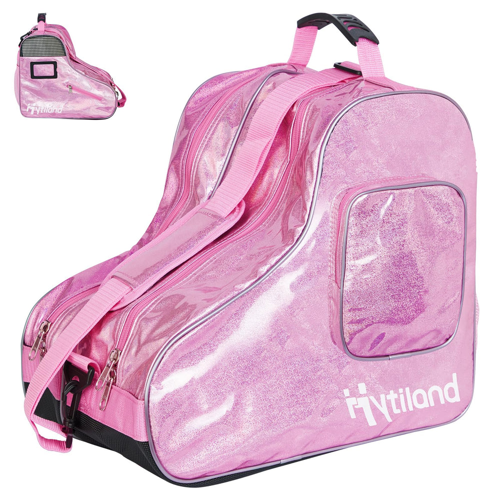 Hytiland front view holographic bag shows stylish reflective finish and visibility