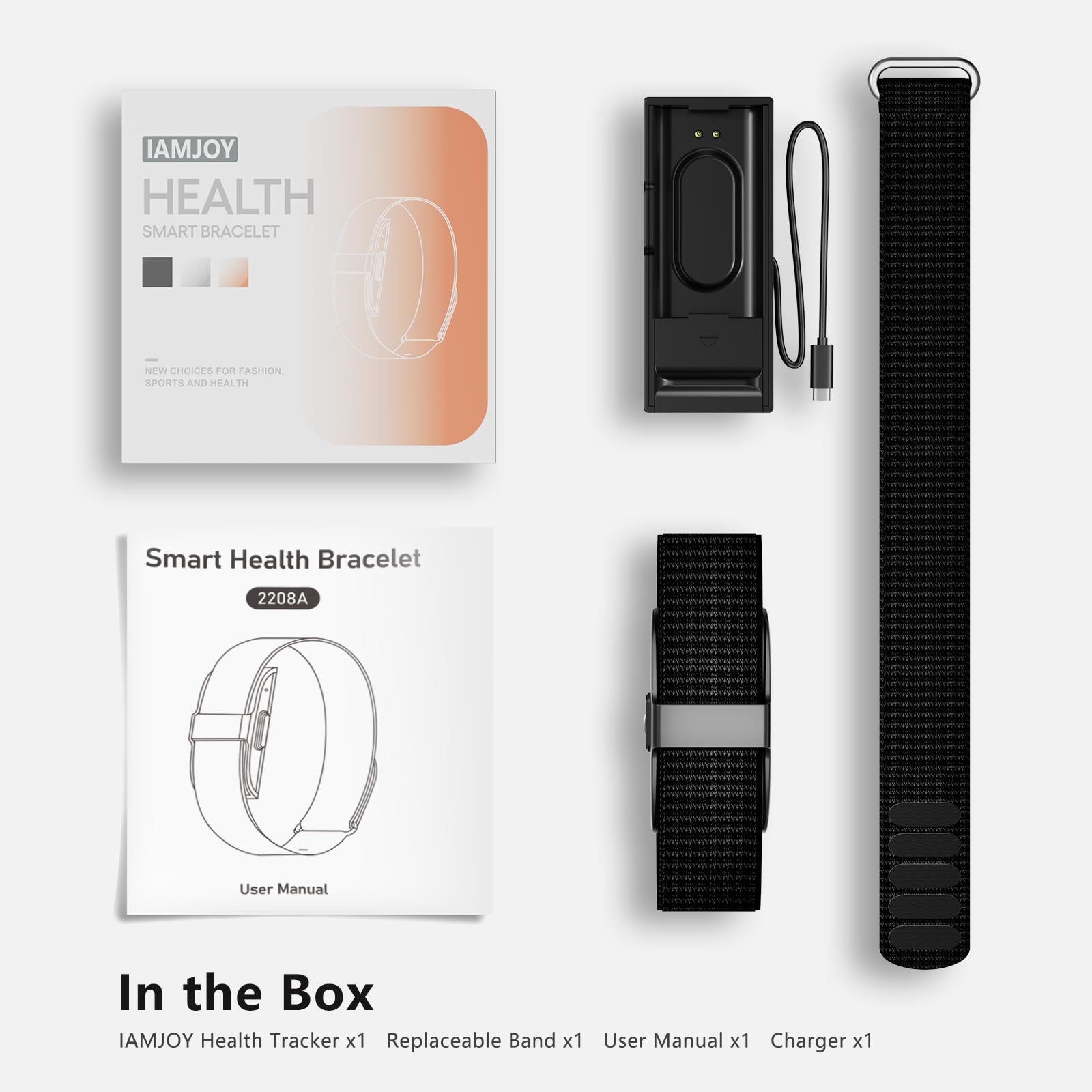 IAMJOY wristband outdoors in rain demonstrating IP68 waterproof protection benefit