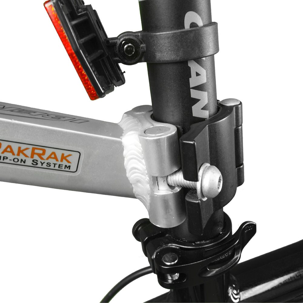 Ibera reflector mount detail improving rear visibility and safety