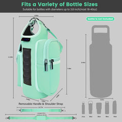 icolor side pockets holding phone and keys for organized storage