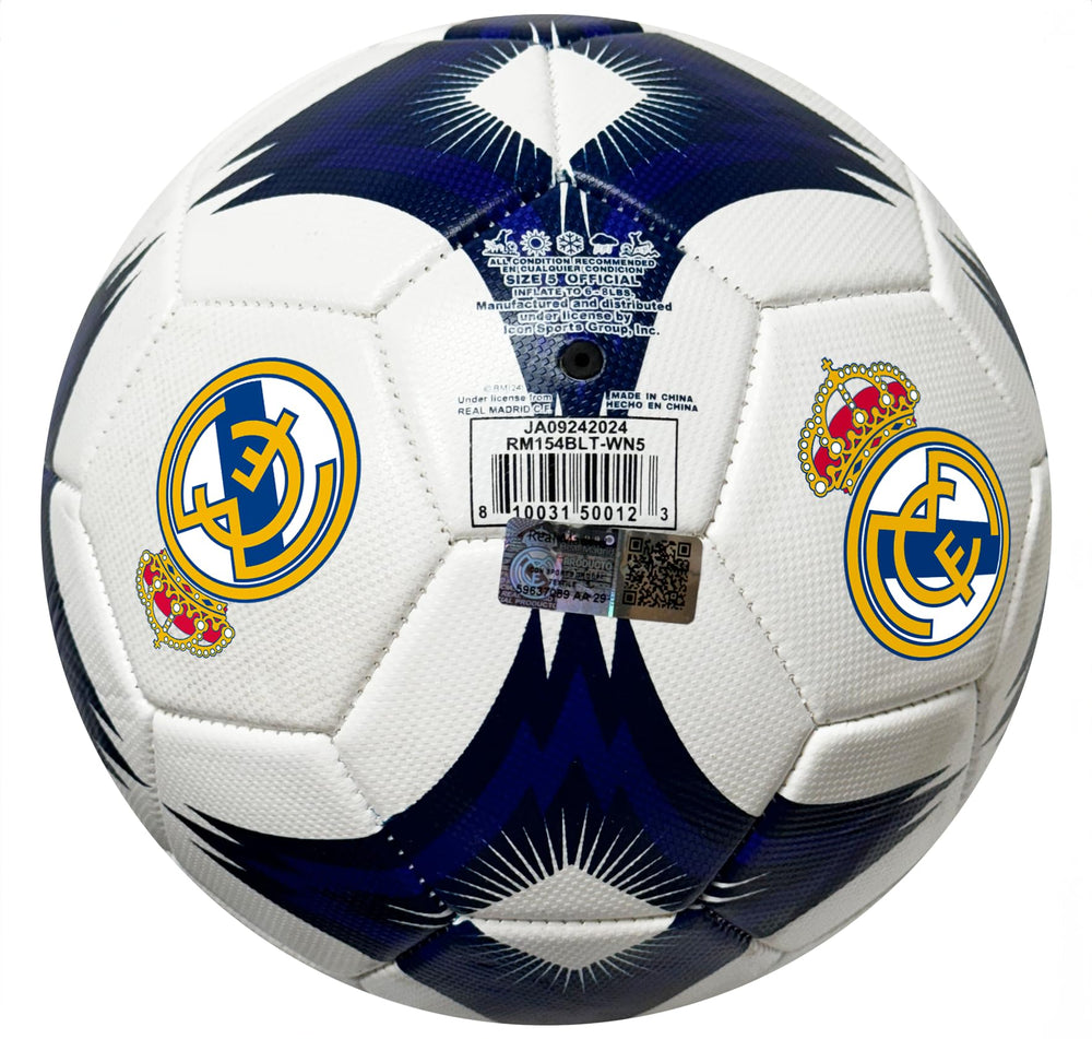 Icon Sports mini size 2 ball held in hand to show scale and skill-training advantage
