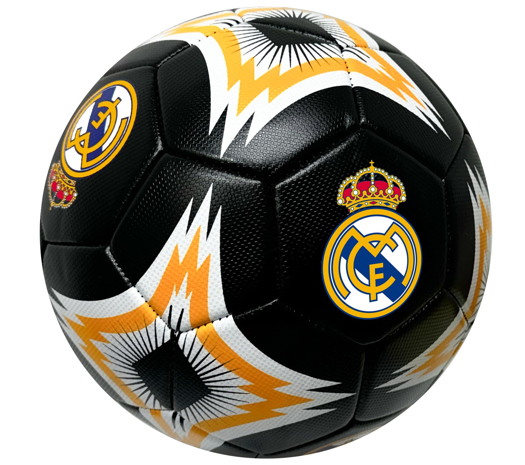 Icon Sports Real Madrid close texture detail highlighting seam and durable finish for longevity