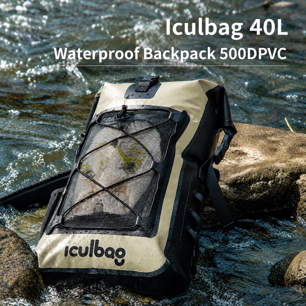 iculbag padded back panel and waist buckle for comfort and weight stability