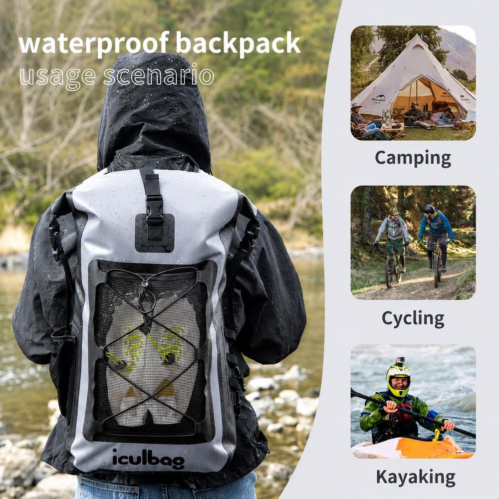 iculbag comparison showing 30L and 40L bags side by side to illustrate capacity differences