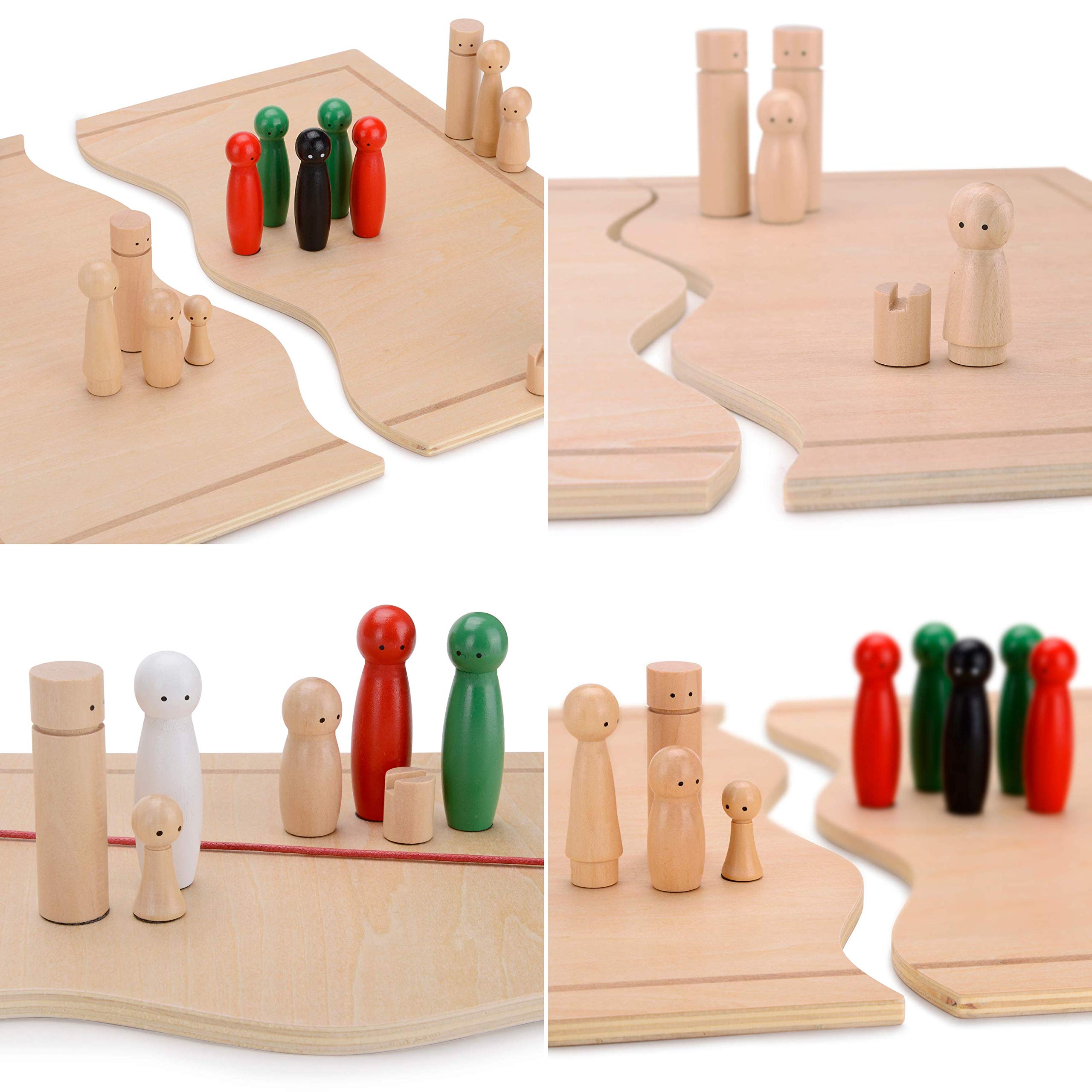 ideen.kollektiv board split into two halves illustrating boundary creation and spatial framing