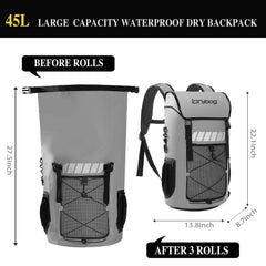 IDRYBAG interior laptop sleeve and zipper pocket protecting electronics benefit organization