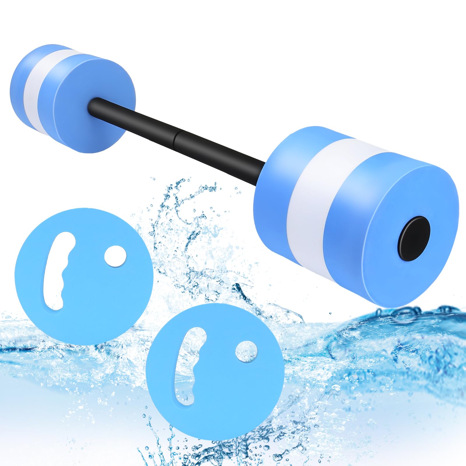 IEBIYO close-up of ABS handle with foam grip offering secure, comfortable hold